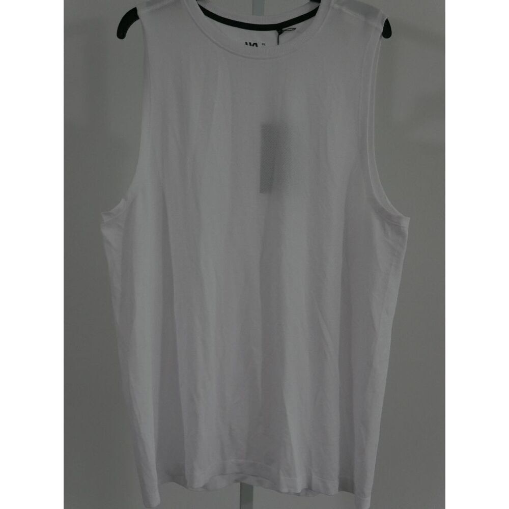VRST Men's Circuit Seamless Space Dye UPF 30+ Tank Top Pure White S - Picture 2 of 5